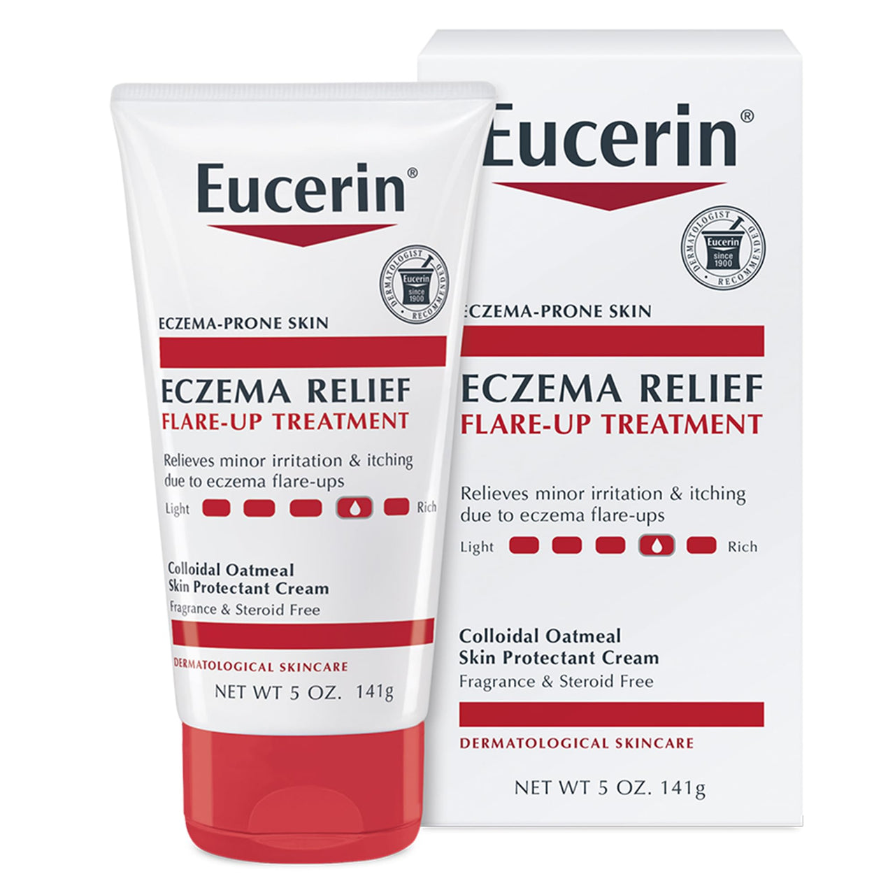 Eucerin Eczema Relief Flare-up Treatment - Provides Immediate Relief for Eczema-Prone Skin - 5 oz. Tube