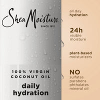 Thumbnail for SheaMoisture Virgin Coconut Oil Body Wash Nourish and Replenish Skin Daily Hydrating body wash for 24H Visible Moisture for Healthy, Glowing Skin 18 oz