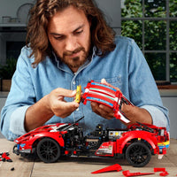 Thumbnail for Lego 42125 Technic Ferrari 488 GTE “AF Corse #51” Super Sports Car Exclusive Collectible Model, Collectors Set for Adults