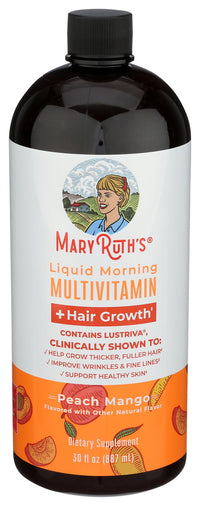 Thumbnail for MARYRUTH'S Liquid Multivitamin+Hair Growth | Clinically Tested for Thicker Hair & Facial Wrinkles in Women | Biotin 10000mcg | Lustriva Hair Growth Supplement | Skin Care | Age 18+ | 30 Fl Oz