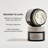 Thumbnail for Naturium Plant Ceramide Rich Moisture Cream Jumbo, Hydrating & Anti-Aging Skincare, 3.5 oz