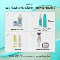 Thumbnail for Naturium Niacinamide Face Serum 12% Plus Zinc 2%, Anti-Aging, Pore Minimizer & Dark Spot Corrector with Hyaluronic Acid & Vitamin E, Vegan & Cruelty-Free, 1 oz