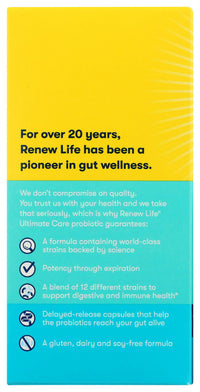 Thumbnail for Renew Life, Ultimate Flora Care Probiotic 100 Billion, 30 Count