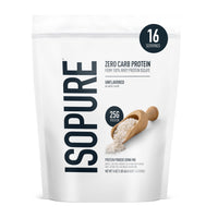 Thumbnail for Isopure Zero Carb 100% Pure Whey Isolate Protein Powder, Lactose Free, Gluten Free, With Vitamins, Unflavored, 25g Protein Per Serving, 1 Lb, 16 Servings (Packaging May Vary)