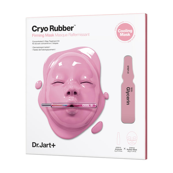 Dr.Jart+ Cryo Rubber Firming Face Mask with Moisturizing Glycerin | Korean Skin Care | Travel Size, 1 Pack