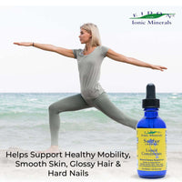 Thumbnail for Eidon Ionic Minerals Liquid Sulfur Concentrate Drops - Pure Ionic MSM Sulfur Supplement, Supports Smooth Skin & Glossy Hair, No Preservatives or Additives, Gluten & Sugar Free - 2 oz