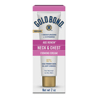 Thumbnail for Gold Bond Age Renew Neck & Chest Firming Age Renew Cream, 2 oz., Clinically Tested Skin Firming Cream
