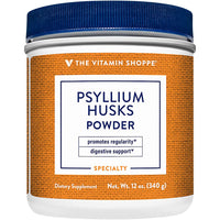 Thumbnail for Psyllium Husks Powder – Fiber Supplement That Supports Regularity & Healthy Cholesterol, Easy Mixing Powder – 68 Servings, 1-3 Times Daily (12 Ounces Powder) by The Vitamin Shoppe