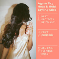 Thumbnail for DAE Agave Dry Heat Protection Spray - Protects, Controls Frizz, Light Hold (5 oz.)