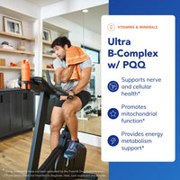 Thumbnail for Pure Encapsulations Ultra B-Complex with PQQ | Vitamin B Supplement to Support Nerves, Cells, Methylation, and Mitochondrial Health* | 60 Capsules