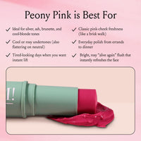 Thumbnail for Boomstick Peony Pink ™ - Multistick for Cheeks & Lips - Vegan, Cream Blush Stick & Lipstick - Makeup for Older Women & Mature Skin Boom Stick By Cindy Joseph