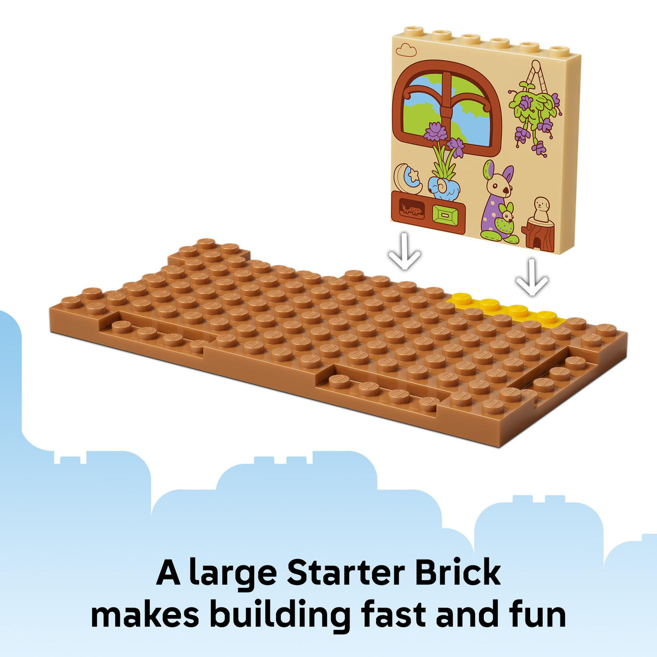 LEGO Bluey School with Rusty and Bluey - Building Toy for Girls & Boys, Ages 4+ - Toddler Figures & Playset - Gift for Birthdays - 11221