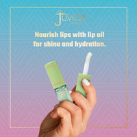 Thumbnail for Juvia's Place Magic Lip Oil - Honeydew - Smooth, Hydrating with Vitamin E for Soft, Glossy, Juicy Lips - Infused with Fruit Extracts - Tinted, Shimmering, Lightweight & Non-sticky Lip Oil for Summer
