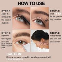 Thumbnail for Miuffue Eyelash Glue Remover 5ML Cluster Lash Remover for Individual False Lashes, Bond and Wispys, Gentle Non-irritating Mascara Wand