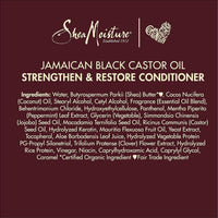 Thumbnail for SheaMoisture Strengthen & Restore Conditioner, Travel-Size 3-Pack – Jamaican Black Castor Oil Deep Conditioner for Dry, Damaged Hair, 3.2 Oz Ea