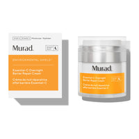 Thumbnail for Murad Essential-C Overnight Barrier Repair Cream – Vitamin C & Marrubium Anti-Pollution Nightly Moisturizer for Damage Repair & Brighter, Smoother Face – 1.7 Fl Oz