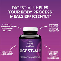 Thumbnail for MRM Nutrition Digest-All Digestive Enzymes - Digestion and Absorption Support for Women & Men, Contains Enzymes and Herbs to Support Digestion, 100% Vegetarian & Gluten-Free - 15 Servings