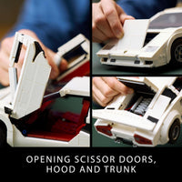 Thumbnail for LEGO Icons Lamborghini Countach 5000 Quattrovalvole Model Car Kit - Collectible Building Set for Adults, Ages 18+ - Detailed Lamborghini Car Kit with Scissor Doors, V12 Engine, and More - 10337