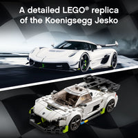 Thumbnail for LEGO Speed Champions Koenigsegg Jesko 76900 Racing Sports Car Toy with Driver Minifigure, Racer Model Set for Kids