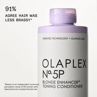 Thumbnail for Olaplex No. 5P Blonde Enhancer Purple Toning Conditioner, Repairs, Hydrates, & Brightens All Blonde, Lightened, & Grey Hair, 8.5 fl oz