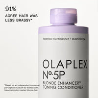 Thumbnail for Olaplex Nº. 5P Blonde Enhancer Purple Toning Conditioner: Neutralizes Brassiness & Strengthen | Repairs Damages & Hydrates Hair | For Coily, Curly, Straight, and Wavy, 250 mL / 8.5 Fl Oz