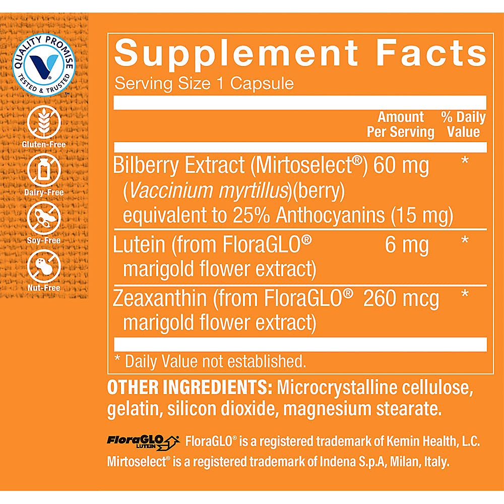 The Vitamin Shoppe Lutein - Eye Health, Vision Support & Blue Light Protection, Carotenoid Antioxidant (240 Capsules)