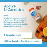 Thumbnail for Doctors Best Acetyl-L-Carnitine, Supports Mental Focus & Alertness, Non-GMO, Gluten Free, Soy Free, Vegan 60 Veggie Caps