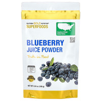 Thumbnail for California Gold Nutrition Superfoods, Blueberry Juice Powder, 3.53 oz (100 g)