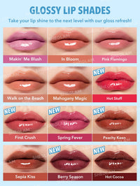 Thumbnail for SHEGLAM PoutPerfect Moisturizing Solid Lip Gloss Non Sticky Lipstick with Coconut Oil - Sepia Kiss