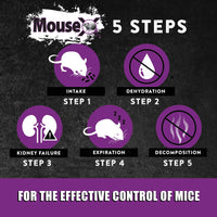 Thumbnail for MouseX 1lb Bag, All-Natural Poison Free, Effective Against All Species of Rats and Mice - EcoClear Products