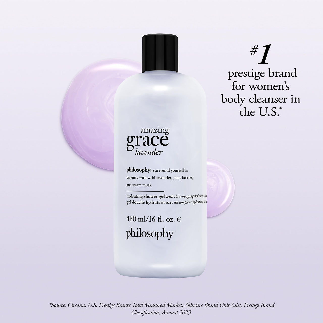 philosophy amazing grace lavender shower gel 16 fl oz
