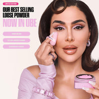 Thumbnail for Huda Limited Edition Easy Bake Loose Baking & Setting Powder - Ube Birthday Cake (electric lilac) - 20 g / 0.71 oz
