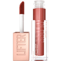 Thumbnail for Maybelline Lifter Gloss, Hydrating Lip Gloss with Hyaluronic Acid, Rust, Warm Neutral, 0.18 Ounce