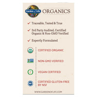 Thumbnail for Garden of Life Organic Ashwagandha Supplement with Probiotics & Ginger - Stress, Mood & Energy Support, Vegan, Gluten Free, Non GMO, 2 Month Supply, 60 Tablets