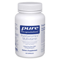 Thumbnail for Pure Encapsulations PureGenomics Multivitamin - Supplement to Support Nutrient Requirements of Common Genetic Variations* - with Vitamin A,B,C,D,E, K & Minerals - 60 Capsules