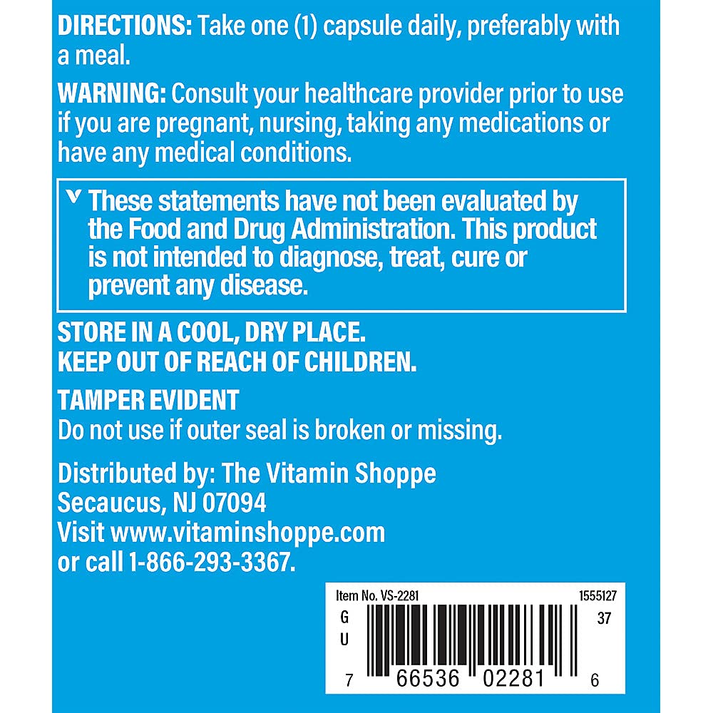 The Vitamin Shoppe Magnesium 400MG - Muscle Relaxation, Bone Health & Energy Production Support, Daily Mineral (200 Capsules)