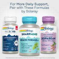 Thumbnail for SOLARAY Dopabean 333mg - Mucuna Pruriens L-Dopa - Wellness Support Supplement - Velvet Beans Seed Extract with 15% L Dopa Plus Alpha Galactosidase - Enteric Coated, 60-Day Guarantee - 60 Servings