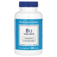 Thumbnail for The Vitamin Shoppe Vitamin B12 1,000MCG - Energy Production, Nervous System & Red Blood Cell Support, Daily B Vitamin