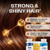Thumbnail for Vimergy Collagen Replenish Kit – Collagen Support Supplement with MSM, Lysine & Micro-C Immune Power™ (Vitamin C) – Supports Hair, Skin & Nails, Keratin & Elastin*