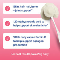 Thumbnail for Vital Proteins Collagen Peptides Advanced, Hydrolyzed Peptides with Hyaluronic Acid and Vitamin C - Strawberry Lemon Flavor Powder, 10.5oz