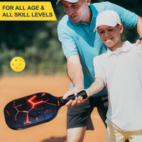 Thumbnail for Gonex Pickleball Paddles, USAPA Approved Graphite Pickleball Rackets with Comfort Grip, Carbon Fiber Pickleball Set of 2/4 Paddles with 4 Balls, Portable Carry Bag