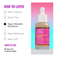 Thumbnail for Good Molecules Mandelic Acid Serum - Gentle Face Exfoliator Serum with Ultra Hydrating Hyaluronic Acid - Exfoliating PHAs to Brighten Skin - Skin Care For Face