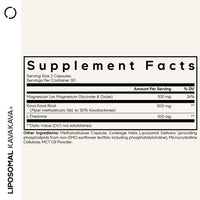 Thumbnail for Codeage Liposomal Kava Kava+ Supplement - 500 mg 30% Kavalactones with Magnesium Glycinate - Magnesium Oxide - L-Theanine - Liposomal Delivery - Non-GMO - 60 Capsules