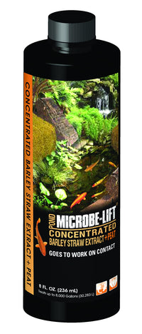 Thumbnail for Microbe-Lift Concentrated Barley Straw Extract Plus Liquid Peat Conditioner for Ponds and Outdoor Water Garden, Safe for Live Koi Fish, Plants, and Decorations, 8 Ounces