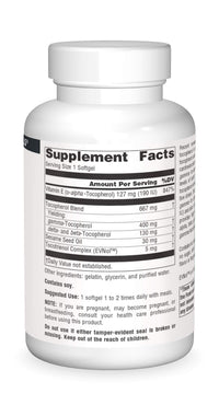 Thumbnail for Source Naturals Gamma E Complex 400 mg - 120 Softgels