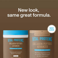 Thumbnail for Vital Proteins Collagen Peptides Advanced, Hydrolyzed Peptides with Hyaluronic Acid and Vitamin C - Chocolate Flavor Powder, 24.7oz