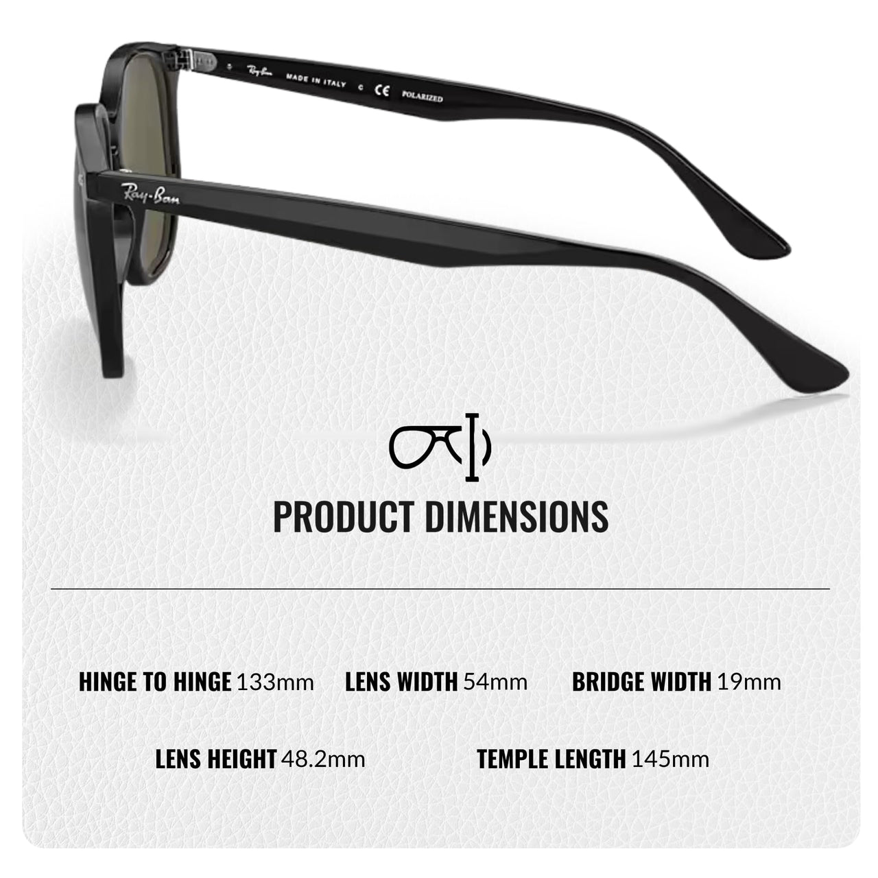 Ray-Ban RB4306 Polarized Hexagonal Flat Lenses Sunglasses for Men and Women- Timeless Classic Sun Glasses with Modern Elegance - Premium UV Protection - Designer Men's and Women's Sunglasses