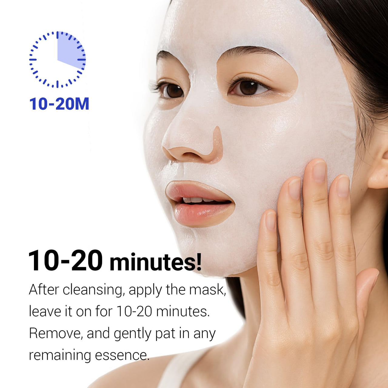 NEAF NEAF Cool Moist Mask, Overnight Face Mask for Cooling Care. Proven to reduce and calm overheated skin with redness, while supporting the skin moisture barrier. Korean Skincare (30g, 5ea).