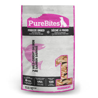 Thumbnail for PureBites Salmon Freeze Dried Dog Treats, 1 Ingredient, Made in USA, 2.47oz