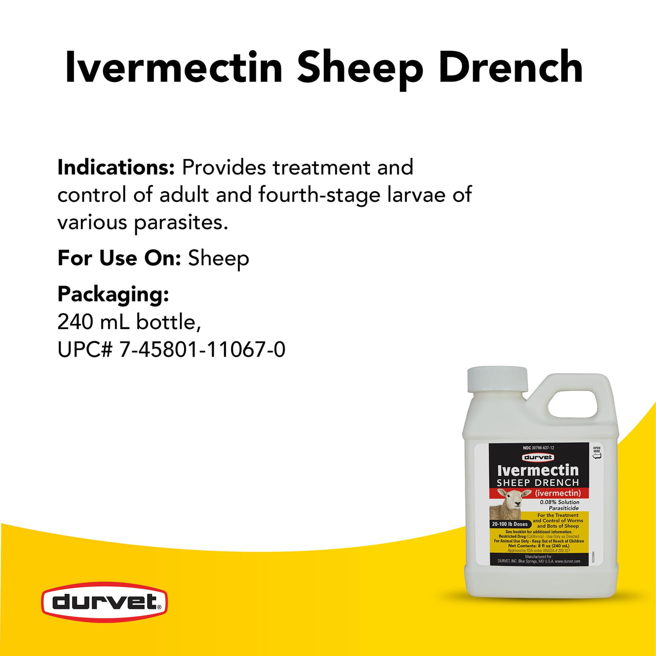 Durvet Ivermectin Sheep Drench